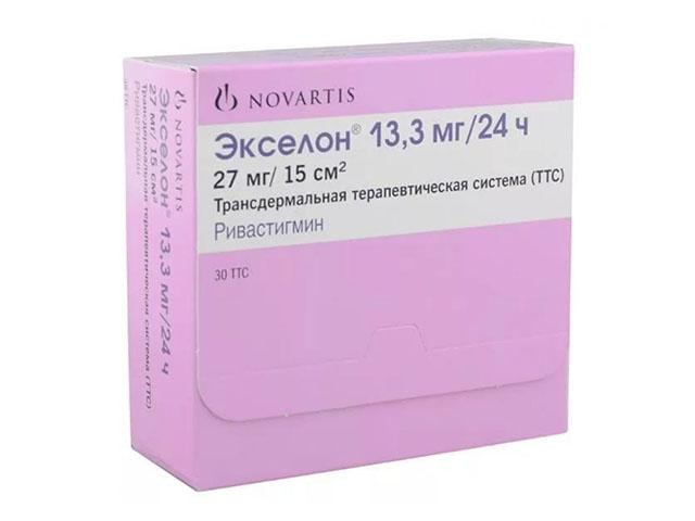 экселон 13,3мг/сутки №30 трансдерм.терапевт.система пак.