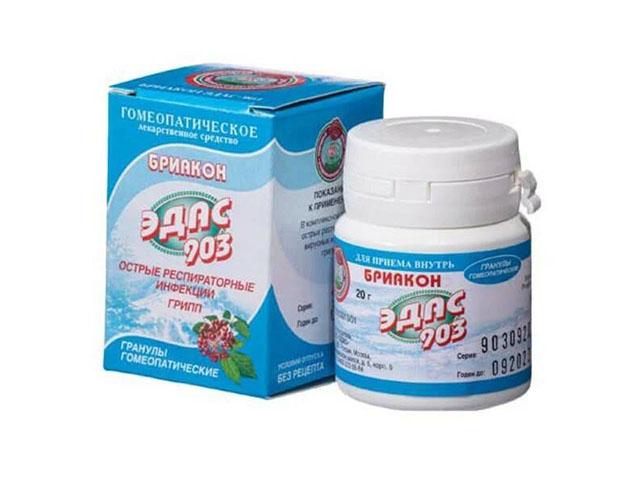 эдас-903 остр.респир.инфекции,грипп 20г. гран.гомеопат.