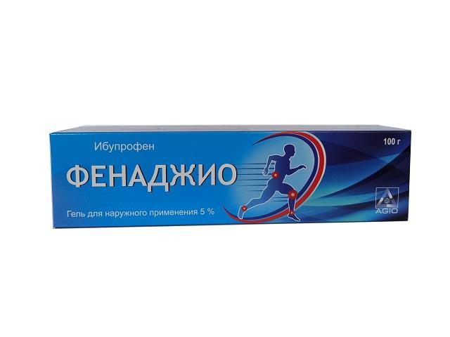 фенаджио гель д/нар. прим. 5% туба 100г