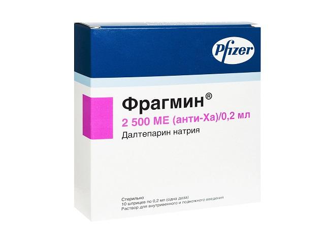 фрагмин 2500ме/0,2мл. №10 шприц 4437