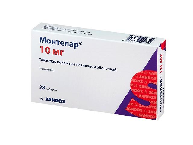 монтелар 10мг. №28 таб. п/о 6439