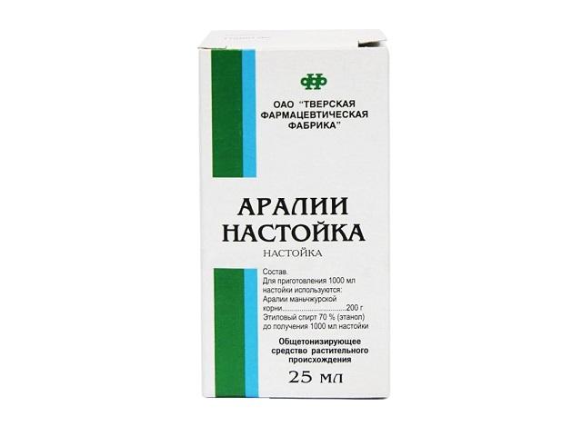 аралии настойка 25мл. /тверская фф/