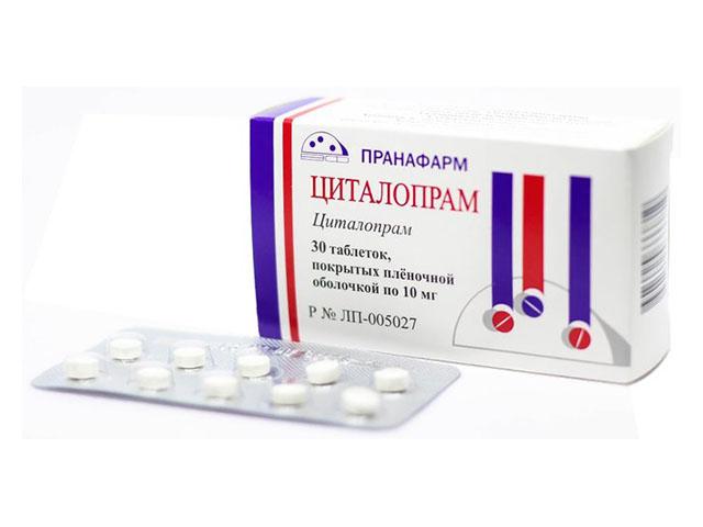 циталопрам 10мг. №30 таб. п/о /пранафарм/ 3819