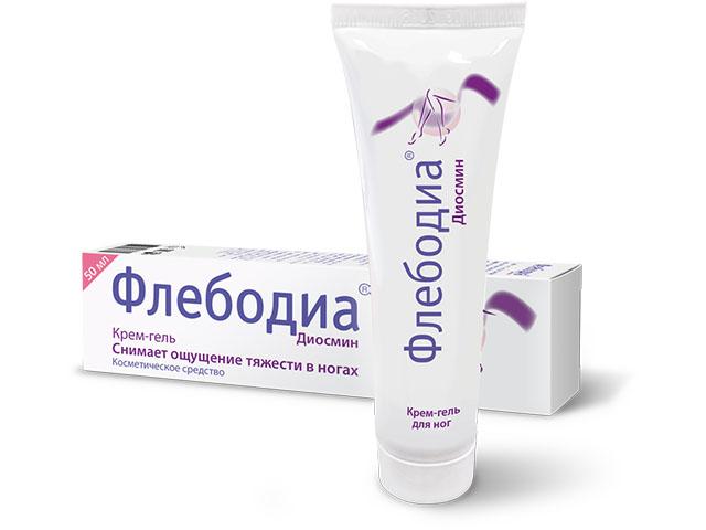 флебодиа крем-гель д/ног 50мл.