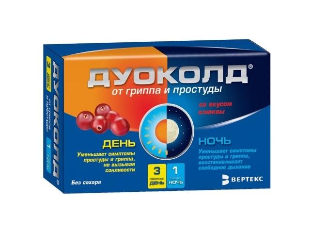 дуоколд клюква №4 пак. /вертекс/ 1500