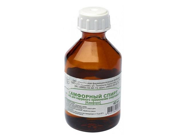 камфорный спирт 2% 40мл. /ивановская фф/ 3438