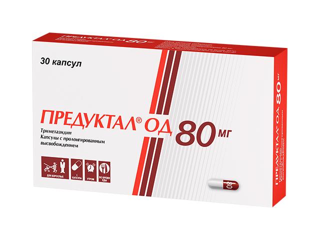 предуктал од 80мг. №30 капс. 3751