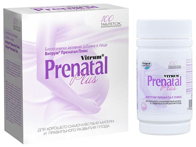 витрум пренатал плюс №100 таб.