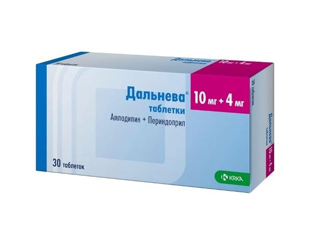 дальнева 10мг.+4мг. №30 таб. 4702