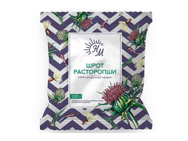 расторопши шрот (порошок) 100г.