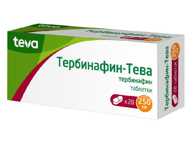 тербинафин-тева 250мг. №28 таб. 5431