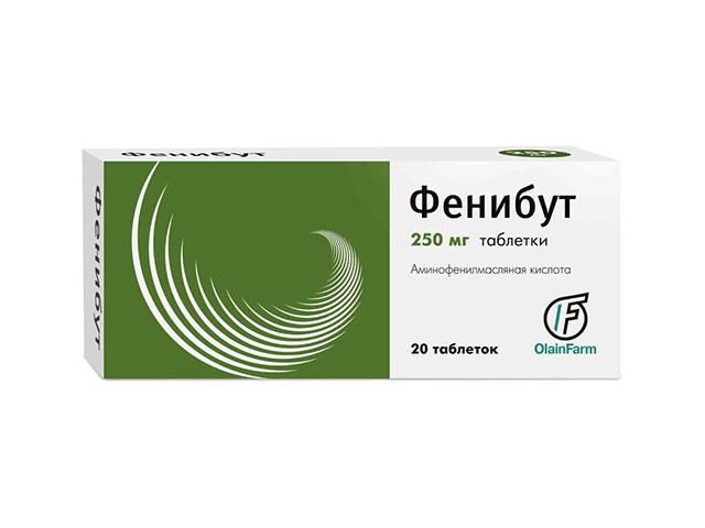 фенибут 250мг. №20 таб. /олайнфарм/ 2023