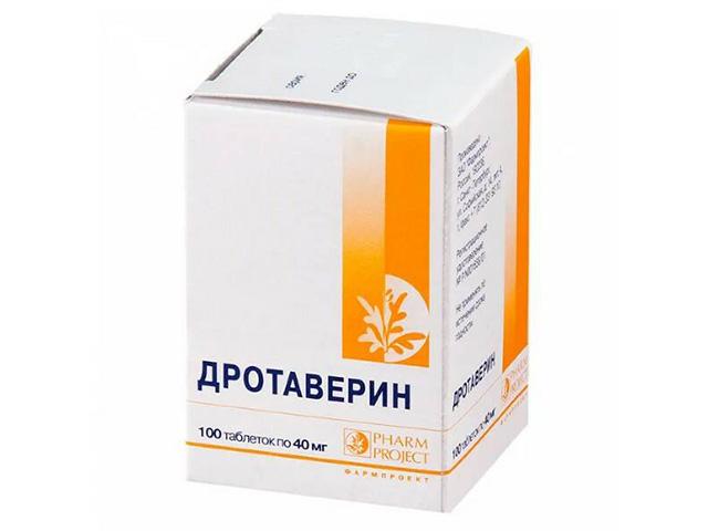 дротаверин 40мг. №100 таб. /фармпроект/ 0264