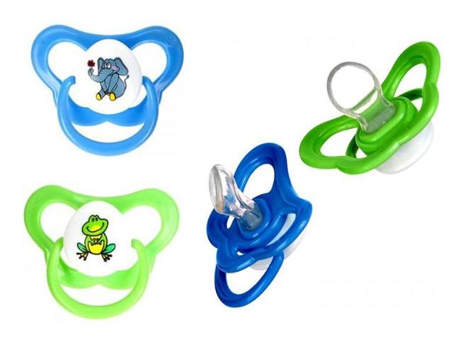 бусинка пустышка мотылек колп. 3-6мес. /арт.411/