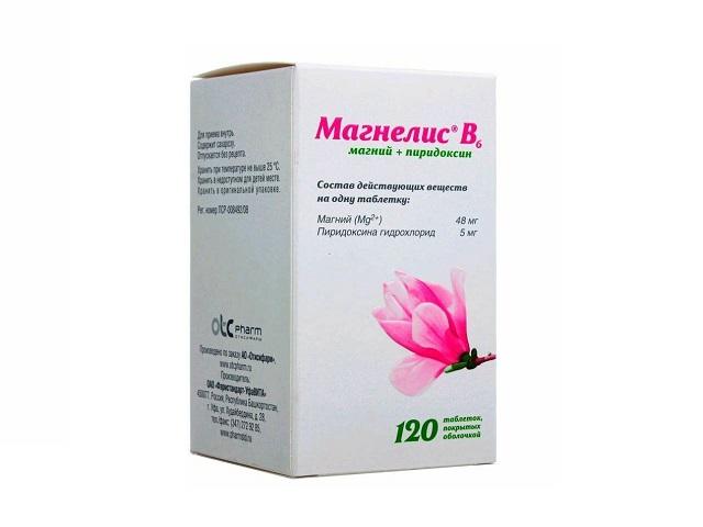 магнелис в6 №120 таб. п/о банка /фармстандарт/ 4075