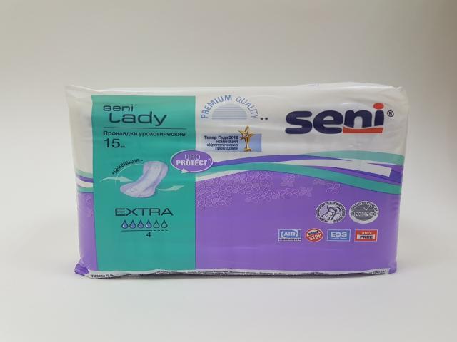 сени прокладки урол. леди экстра №15 (4 капли) [seni]