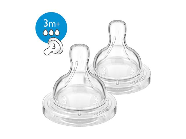 авент соска силик. средний поток №2 /арт.8005/82830/633/27/ [avent]