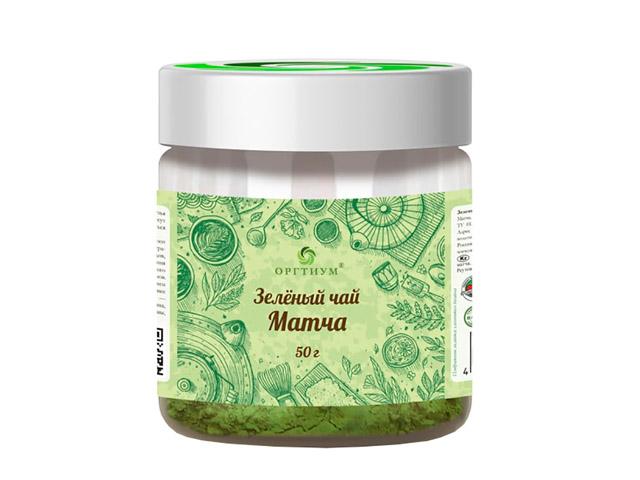 *оргтиум чай матча зеленый, 50г. 4603726592987