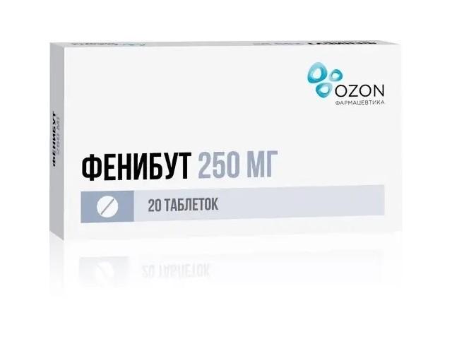 фенибут 250мг. №20 таб. /озон/ 2650