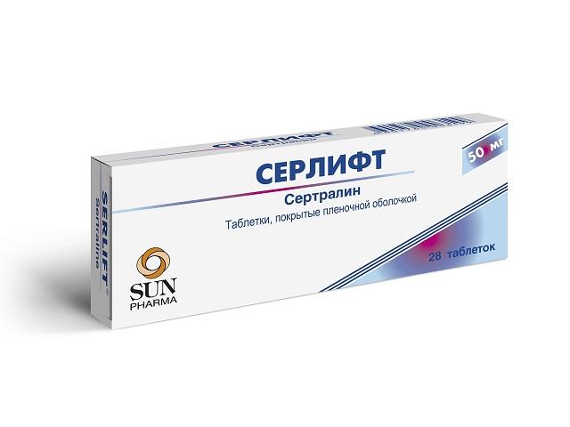 серлифт 50мг. №28 таб. п/о 3199