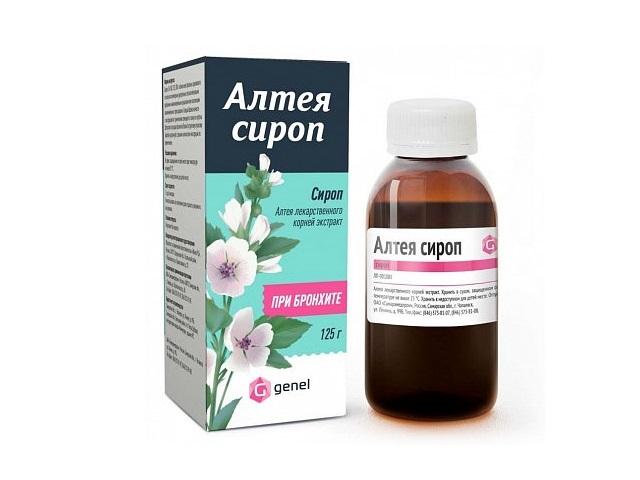 алтея сироп 125г. флак. стекл. 9872