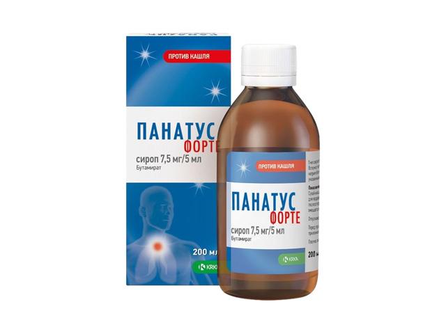 панатус форте 7,5мг./5мл. 200мл. сироп фл.