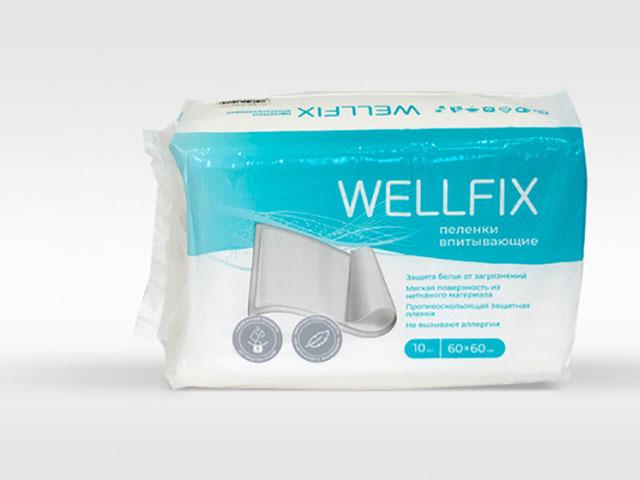 веллфикс пеленки впитывающие 60х60см. №10 /wellfiх/