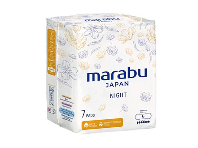 marabu ультратонкие прокладки ночные, 320 см №7 sp072