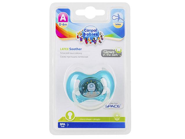 канпол пустышка лат. кругл. 0-6мес.  /арт.23/221/ [canpol]