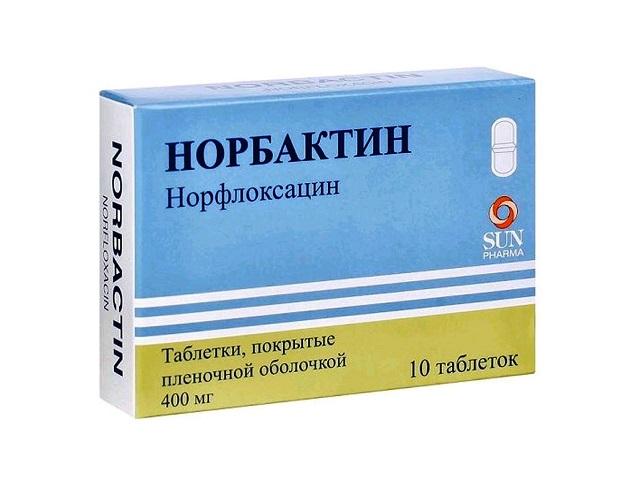норбактин 400мг. №10 таб. 2116