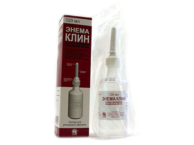 энема клин 120мл. р-р д/ректал. введ.