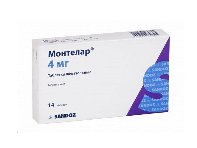 монтелар 4мг. №14 таб.жев.
