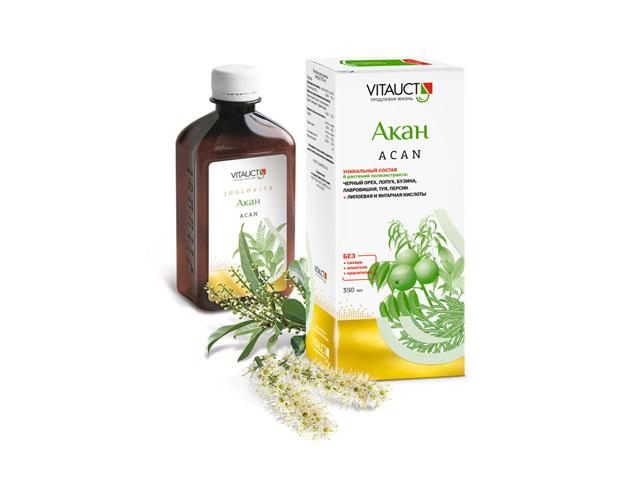 *витаукт акан. р-р 350 мл. 00-00000003
