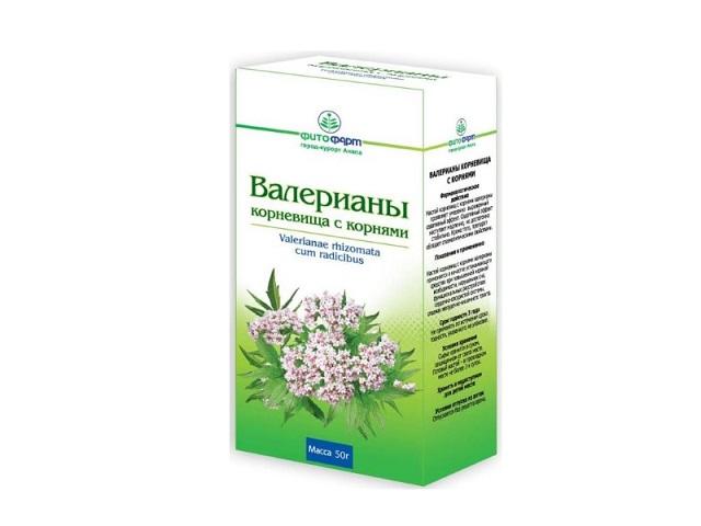 валериана корневища с корнями 50г./фитофарм/