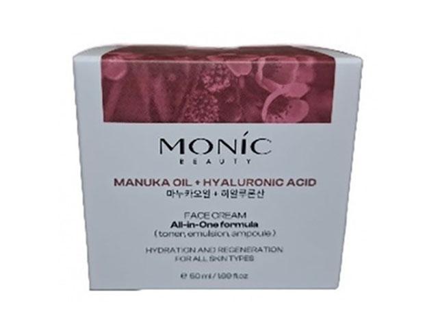 monic beauty all in one крем для лица с маслом мануки и гиалуроновой кислотой