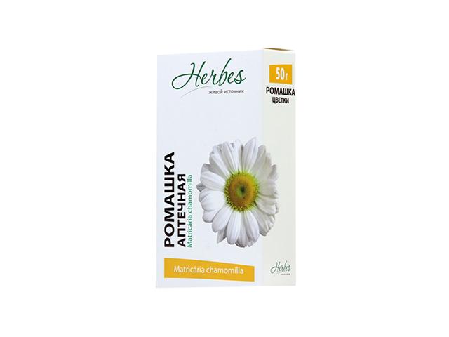 ромашка цветки 50г. /хербес/