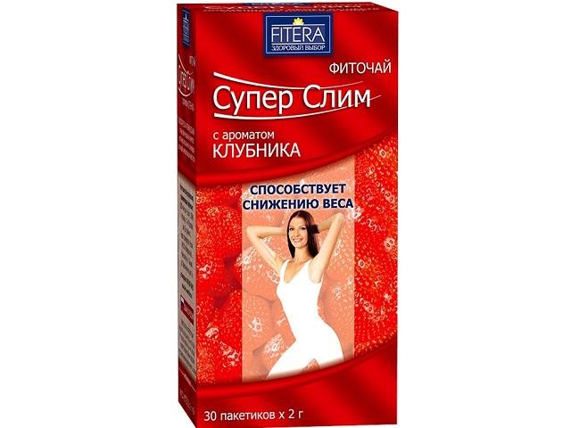 супер-слим чай клубника 2г. №30 пак.