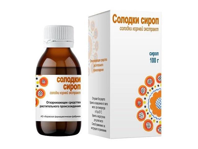 солодкового корня сироп 100г. фл. /кировская/ 9795