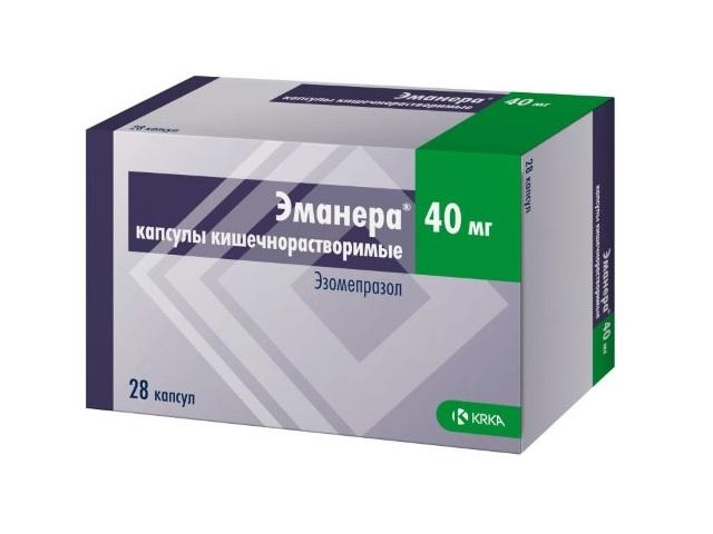 эманера 40мг. №28 капс. киш. /krka/