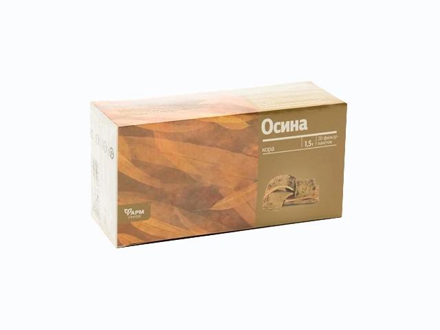 осина кора 1,5г.№20 ф/пак. /фармгрупп/