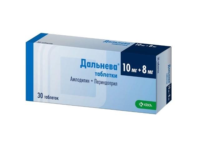 дальнева 10мг.+8мг. №30 таб. 2727