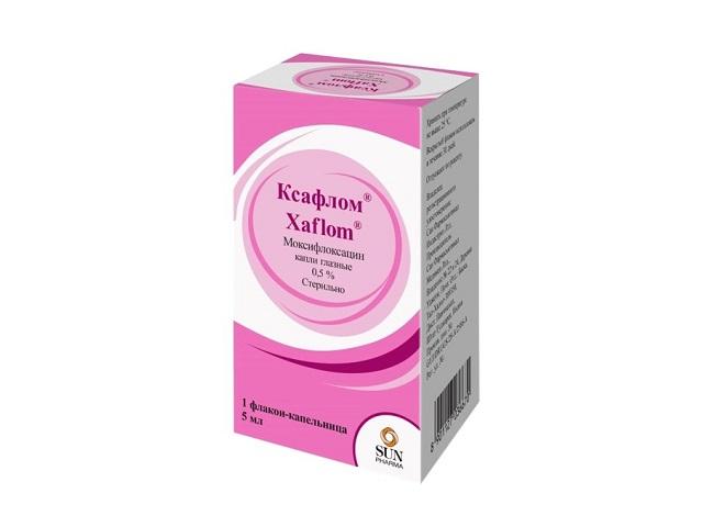 ксафлом капли гл. 0.5% фл.-кап. 5мл