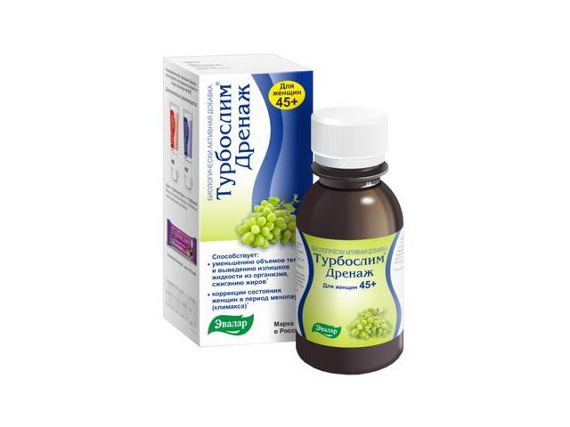турбослим дренаж 45+ жен. 100мл. /эвалар/