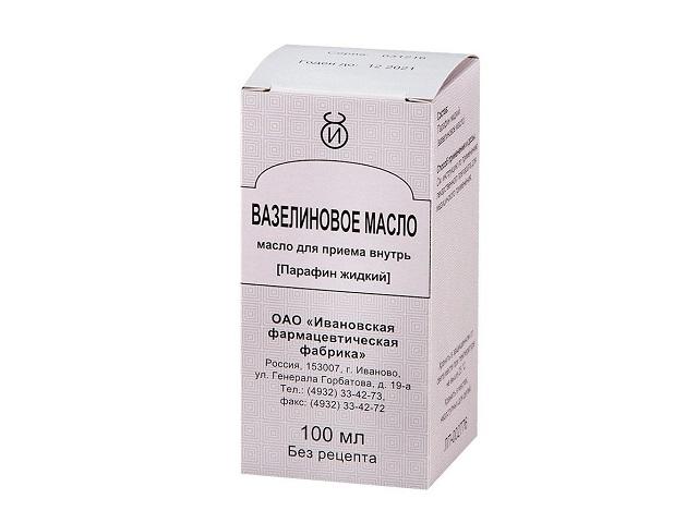 вазелиновое масло 100мл. /ивановская/ 4251