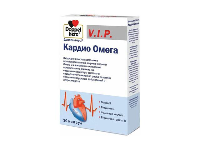 доппельгерц вип кардио омега 3 №30 капс.