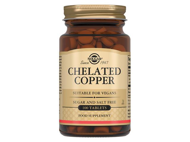 солгар хелат меди 400мг. №100 таб.