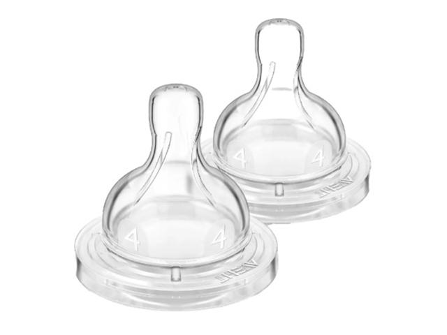 авент соска силиконовая anti-colic быстрый поток с 6 мес. №2 (scy764/02)