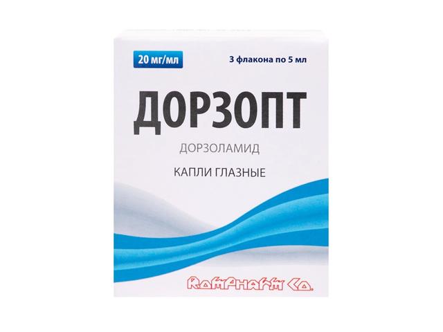 дорзопт 2% 5мл. №3 гл.капли фл./кап.