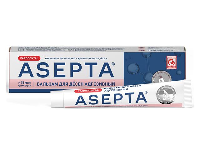 асепта бальзам д/десен 10г. адгезивный