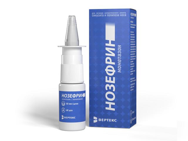 нозефрин 50мкг./доза 60 доз 9г. спрей /вертекс/